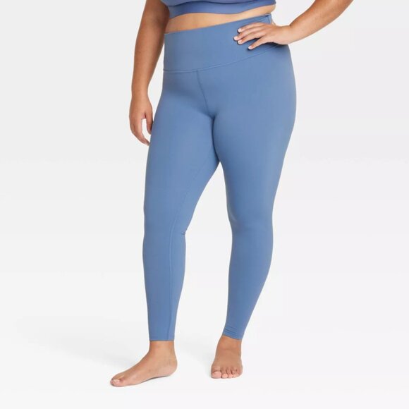 All In Motion Women's XL Blue Everyday Soft Ultra High-Rise Activewear Leggings - Picture 1 of 13